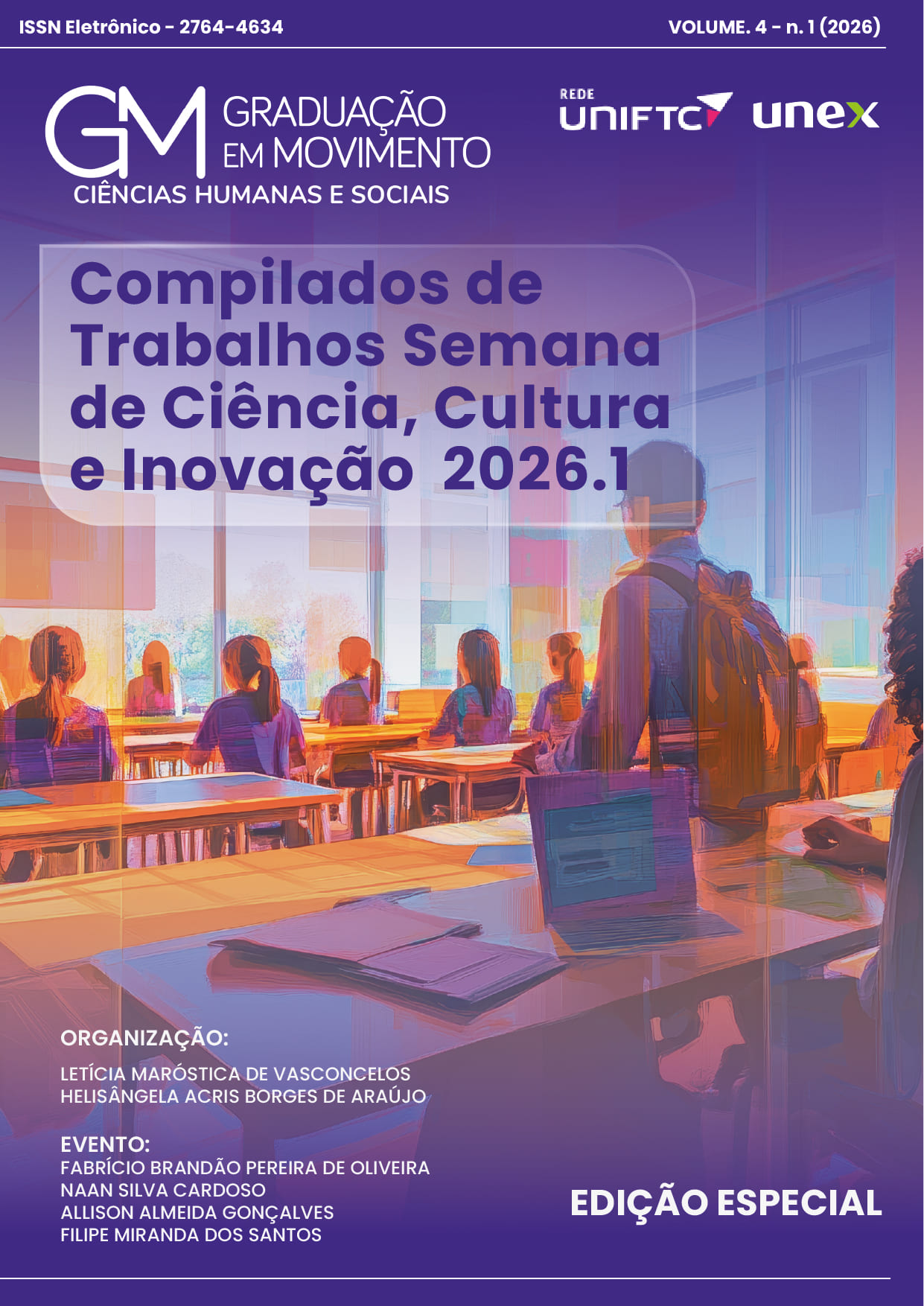 					Visualizar v. 4 n. 1 (2026): Compilados de Trabalhos Semana de Ciência, Cultura e Inovação
				